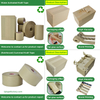 Cinta de papel engomado marrón industrial reforzada degradable ecológica personalizada de fábrica